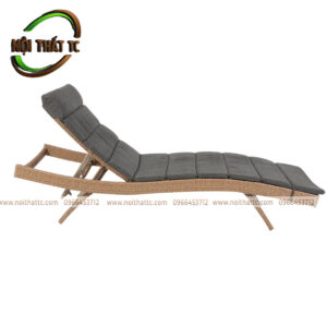 Ghế tắm nắng hồ bơi gỗ