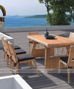 Bàn ghế ăn ngoài trời NT022