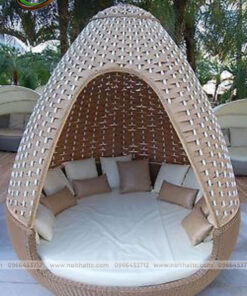 Ghế tổ chim mây nhựa GTC01