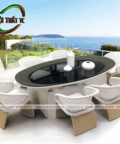 Bàn ghế ăn ngoài trời NT023