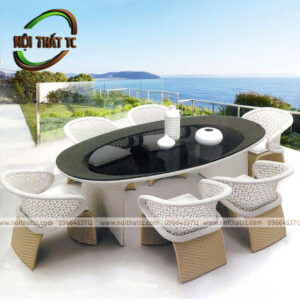 Bàn ghế ăn ngoài trời NT023