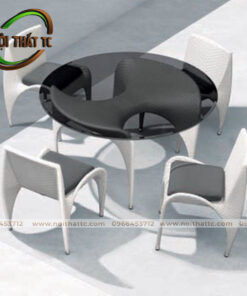 Bàn ghế ăn ngoài trời NT026