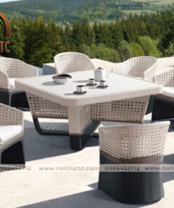 Bàn ghế ăn ngoài trời NT020