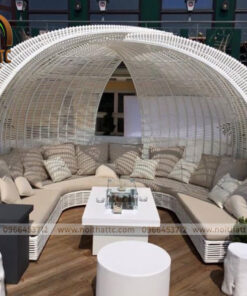 Ghế tổ chim mây nhựa GTC09