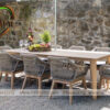 Bàn ghế ăn ngoài trời NT019