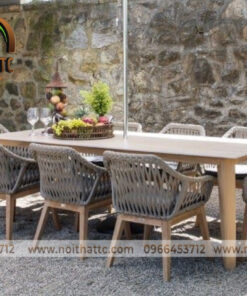 Bàn ghế ăn ngoài trời NT019