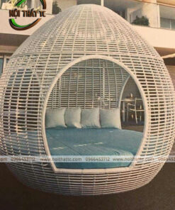 Ghế tổ chim mây nhựa GTC11