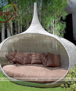 Ghế tổ chim mây nhựa GTC12