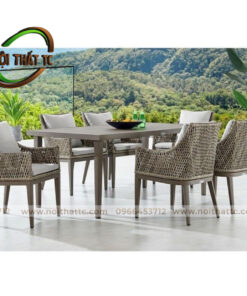 Bàn ghế ăn ngoài trời NT013