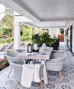 Bàn ghế ăn ngoài trời NT011