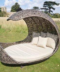 Ghế tổ chim mây nhựa GTC16