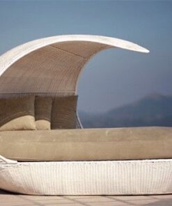 ghế tổ chim mây nhựa