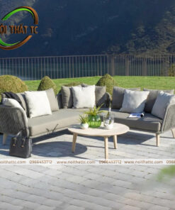 Bàn Ghế Sofa Mây Nhựa MN005