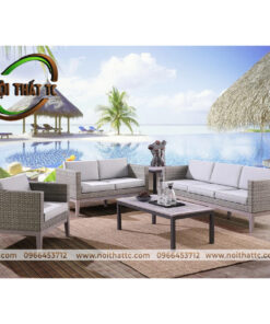 Bàn Ghế Sofa Mây Nhựa MN007