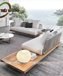 Bàn Ghế Sofa Mây Nhựa MN009