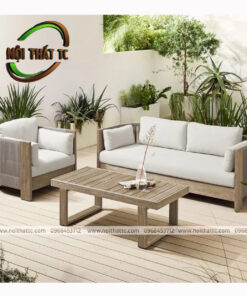 Bàn Ghế Sofa Mây Nhựa MN011