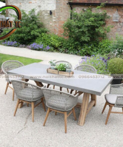 Bàn ghế ăn ngoài trời 3